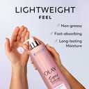 Olay Super Serum Hand & Body Lotion for Dry Skin, 24hr Long Lasting Hydration, 5+ Ingredient Complex for Bright Even Firm Luminous Skin, Sweet Vanilla & Soft Wood Scent, 18.5 fl oz