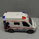 Doloowee Ambulance Toy Truck for Kids 3-8, Large Toy Cars with Lights & Sounds, Emergency Vehicle Toddler Toys, Rescue Role Playset, Play & Learn Toddler Toys Ages 3 4 5 6 7 8 9 10 11 12