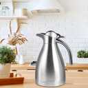 34 oz Food-grade Stainless Steel Thermal Carafe/Double Walled Vacuum Insulated Coffee Pot with Press Button Top, 12+ Hrs Heat&Cold Retention for Coffee,Tea,Beverage etc (1.0L)