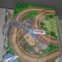 Melissa & Doug 19-Piece Wooden Take-Along Tabletop Kingdom  Carriage, Horse, Unicorn, Dragon, More