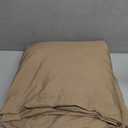 Bedsure Deep Khaki Duvet Cover King Size - 3 Pieces Prewashed Cotton-Like Extra Soft Bedding Set, Includes 1 Duvet Cover 104x90 Inches with Zipper Closure & 2 Pillow Shams, Comforter Not Included