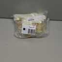 Satin Cloth Napkins and Napkin Rings Set of 8, Smooth Fabric Table Napkins and Napkin Holder for Wedding, Birthday Dinner Party, Family Gatherings, Table Decor (Ivory, 17 x 17 Inches)