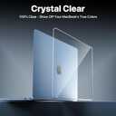 Soonjet for MacBook Air 15 inch Case | M5 M4 M3 M2 2026 2025-2023 | 100% Ultra Clear | Outshine Bare Beauty | Hard Shell Cover | A3448 A3241 A3114 A2941 | Crystal Clear