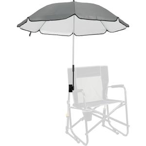 Chair Canopy Umbrella Compatible with GCI - Sunshade Attachment, Portable Umbrella for Beach Chair, with Adjustable Clamp and Easy to Install, Sun Protection for Outdoor, Beach, Camping Chairs