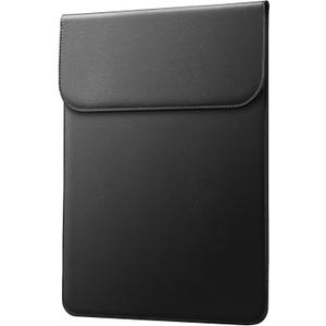 JETech Slim Laptop Sleeve for MacBook Neo (A18 Pro), MacBook Pro 14-Inch(M1-M5, 2020-2026), PU Leather Case with Magnetic Closure (Black)