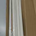 Curtain Rods For Windows 48 to 84 Inches, 1 Inch Heavy-Duty Adjustable Decorative Curtain Rods with Branches Leaves Hollow Finials For Bedrooms and Living Rooms In Farmhouses. Weather White