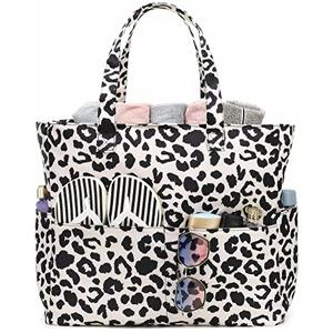 Bluboon Waterproof Beach Tote Pool Bags for Women Ladies Extra Large Carry On Bag With Wet Compartment for Weekender Travel | Waterproof, Extra Large, With Wet Compartment, for Weekender Travel, Waterproof, Extra Large (Beige Floral 157)