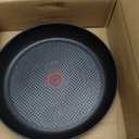 T-Fal Ultimate Hard Anodized Nonstick Fry Pan With Lid 12 Inch, Oven Broiler Safe 400F, Lid Safe 350F, Cookware, Pots and Pans, Kitchen Frying Pans, Skillets, Home, Dishwasher Safe, Onyx