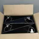 Avery Durable View 3 Ring Binder, 3 Inch Slant Rings, 4 Black Binders (17050)