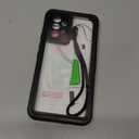 Lanhiem for Samsung Galaxy A53 5G Case, IP68 Waterproof Dustproof with Built-in Screen Protector, Heavy Duty Full Body Protective Phone Case for Samsung A53 5G, Black/Clear