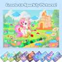 2 x MyPixie Foil Art & Fun - No Mess Princess Foil Crafts for Kids,Arts & Crafts Kits, DIY Creative Activity, Christmas Birthday Gifts for Girls 4 5 6 7 8 9 10 Year Old (Unicorn)