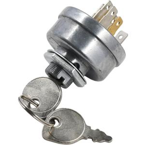 430-770 Ignition Switch with 2 keys for MTD 725-1396 925-1396, Husqvarna 539101770, Toro 83-0020, Simplicity Snapper 1686734SM 5020927, Scag 48798 Lawn Mower Replaces 490066 493625 692318 825129