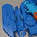 Hot Wheels Toy Car Track Set, Deluxe Building Box with Motorized Booster, 1:64 Scale Vehicle, Speed Snap Track, Boosted Jump Speedway