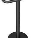 YUMORE Hand Towel Holder Stand Countertop Towel Rack Free Standing Towel Bar Hanger for Bathroom Kitchen Pro Matte Black