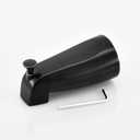 Slip Fit Tub Spout with Pull-Up Diverter for 1/2 inch Copper Tube, Oil-Rubbed Bronze