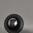 Bathtub Drain Hair Catcher, Shower Hair Drain Catcher Upgraded Protector with Silicone & Stainless Metal Designed for Pop-Up and Regular, Effective Without Slowing Drainage (Inky)