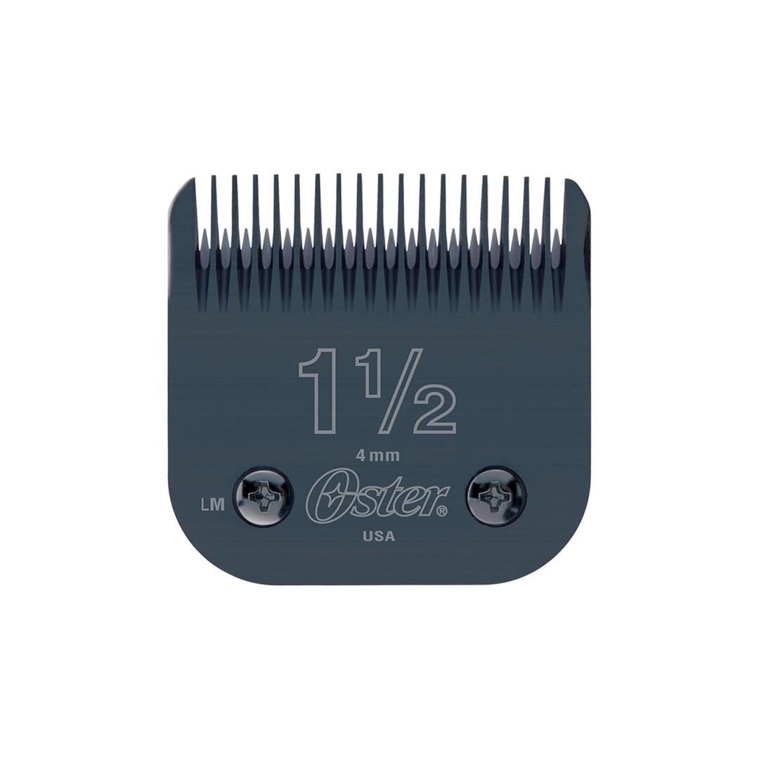 Oster Professional Clipper Blades - Size 1.5 Oster Clipper Blades - Compatible with all Oster Detachable Blade Clippers - Long-lasting, High-Carbon Steel, Treated for Ultra-Sharp Precision