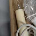 4E's Novelty 4 Pack Dusk to Dawn Electric Candles for Windows with Auto Sensor, and Plug in, Flameless Candles with Suction Cup Holder & Extra Bulb, Christmas Window Candles Bulk