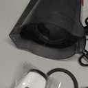 Candy Corded Stick Vacuum Cleaner, Powerful Suction Handheld Vacuum with One-Click Dust Disposal, 3-in-1 Use for Hard Floor, Ceramic Tile, 0.8 Liters Capacity, Easy Clean (Black)