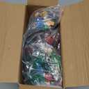 Christmas Tree Building Block with LED Light, Rotating Christmas Tree 2024 Building Set for Adults, Christmas Tree Building Kit Xmas Gift for Boys and Girls (Non-Advent Block) (Green)