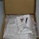 YestBuy 3 Tier Square Cupcake Stand - Premium Cupcake Holder - Acrylic Cupcake Tower Display - 3 Tier Acrylic Display for Pastry + LED Light String - Ideal for Weddings, Birthday Parties( Pink Light)