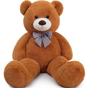 MaoGoLan Giant Brown Teddy Bear 4 Feet,Adorable and Cuddly Big Bear Stuffed Animal 47", Classic Teddy Bear Plush Gift Decoration for Baby Shower,Party,Birthday,Valentines Day