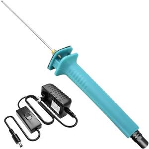 Foam Cutter Electric Hot Wire Foam Cutter Kit Foam Cutting Pen Set 30W 10cm Styrofoam Cutting Pen With Power Adaptor Electric Cutting Machine Pen Tools Kit For Art Making Foam Carving
