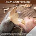 BeaverCraft Wood Carving Detail Knife C15 1.4" Whittling Knife for Detail Woodcarving Craft Knife - Chip Carving Knife Wood Carving Tools for Beginners and Kids