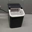DUMOS Ice Maker Countertop Ice Machine Compact Size with Handle, 26lbs in 24Hrs, Black