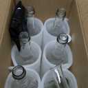FastRack - 750ml Clear Wine Bordeaux Liquor Bottles includes White METAL Screw caps| Flat Bottomed | W5 750ml Empty Bottles (5 Pack)