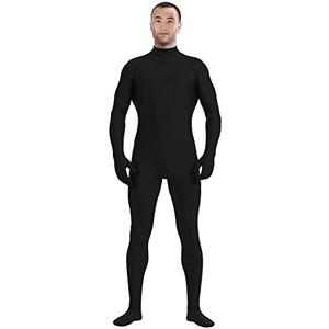 Aniler Men's and Women's Headless Spandex Bodysuit Zentai Jumpsuit Halloween Dress Up Party Cosplay Unitard Body Suit small