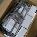 VEVOR Chafing Dish Buffet Set, 8 Qt 6 Pack, Stainless Chafer with 6 Full Size Pans, Rectangle Catering Warmer Server with Lid Water Pan Folding Stand Fuel Holder Tray Spoon Clip, at Least 8 People Each