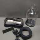 Gardner Pet Automatic Dog Water Dispenser Gravity Stainless Steel Water Waterer Feeder, 100% BPA-Free Large Capacity Water Feeding Bowls for Medium & Large-Sized Dogs Cats Other Pets-(1.6 Gallon) (Dark Gray)