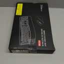 Wireless Keyboard and Mouse Combo, 2.4G Full Size Wave Keys Ergonomic Keyboard with Wrist Rest and 3-Level DPI Adjustable Wireless Ergonomic Mouse for Windows, Mac OS Desktop/Laptop/PC(Black)