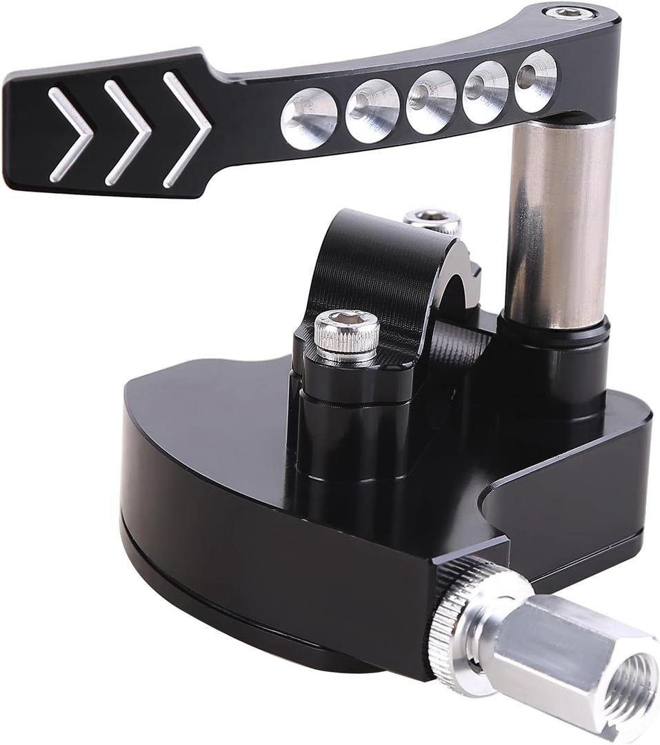 Billet Aluminum Thumb Throttle Assembly Lever 3GG-26250-20-00, 3GG-26250-00-00, 2GU-26250-01-00 for 2009-2023 Compatible with Yamaha Compatible with Banshee Compatible with Raptor YFZ450
