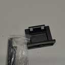 Black Door Lock Reinforcer Privacy Door Latch forHotel Security Door Lock Privacy Door Latch for in-Swinging Doors Extra High Home Door Security Lock (1 Pack)