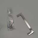 Ravinte 1 Pack 5 Inch Kitchen Square Cabinet Handles Brushed Nickel Drawer Pulls for Cupboard Hardware