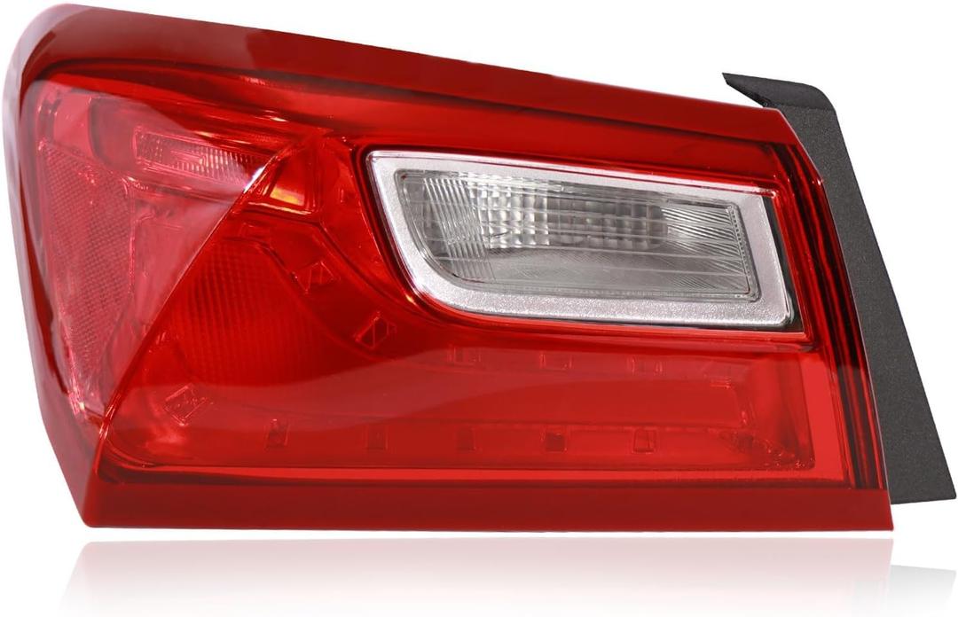 Tail Lights Outer Assembly Compatible with 2016-2018 Chevy Malibu,Left Driver Side Rear Light Taillights Replacement # 84516374
