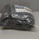 CozyLux Full Size Comforter Sets Dark Grey, 7 Pieces Bed in a Bag, Dark Grey Comforter Full Size, All Season Bedding Sets with Stitch Quilted Comforter, Flat Sheet, Fitted Sheet, Pillowcases