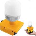12W 1300LM Handheld LED Flashlight Work Light for Dewalt 18V/20V MAX/60V Li-ion Battery Max 6500K Cool White Light for Outdoor Use, for Camping, Car Repairing, Emergency and Job Site Lighting
