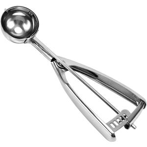 Medium Cookie Scoop, 2 Tbsp / 30ml / 1 oz, Size #40 Cookie Dough Scoop, Cookie Scoops for Baking, 1 25/32 inches / 4.5 CM Ball, 18/8 Stainless Steel, Secondary Polishing
