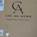 Chi An Home 24 Inch Natural Jute Mirror, Wall Mounted Round Mirror with Metal Frame, Wall Decor Rustic Farmhouse Boho Decor Accent for Bathroom, Bedroom, Living Room, or Entryway