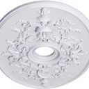 Ekena Millwork CM21X30AL 21 1/4-Inch W x 30 3/4-Inch H x 1 5/8-Inch P Alexa Ceiling Medallion