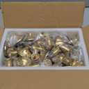 Taper Candle Holders Bulk, Set of 24 Brass Gold Vintage Candle Sticks Holder Decor Home Decor Centerpieces for Table Festive Wedding Decorations