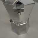 Bialetti Moka Express Iconic Italian Stovetop Espresso Maker (Natural Silver, 6 Cups)
