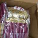 150Pcs Plastic Plates with Gold Rim,Heavy Duty Burgundy Plates for 30 Guests,Plastic Dinnerware Set Include 30 Dinner Plate,30 Dessert Plate,90 Gold Cutlery Set for Party (Burgundy)