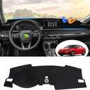 Karltys Dashboard Cover Mat for Honda Civic 2025 2024 2023 2022, Anti Glare Dash Cover Mat for 11th Gen. Civic Accessories, Non-Slip Flannel Dash Pad Sun Shade Dashboard Protector