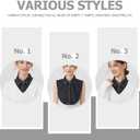 Denim Fake Collar for Women, Black Denim Collars for Women Fashionable Lady Fake Sweater Detachable Dickey Removable Choker Blouse Top for Girls Decorative Favors Valentine's Day (Black)