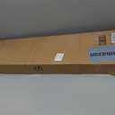 Frameless Shower Door Bottom Seal Shower Sweep with Drip Rail for 1/4" Glass,36" Long, Vinyl, Clear