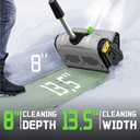 SONTHIOW 40V Battery Powered Snow Shovel, 2×4.0Ah Electric Snow Blower